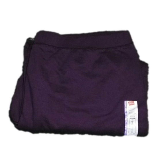 Hanes Pants - 𝅺hanes cozy fleece open leg XXL 20-22 purple SWEATPANTS